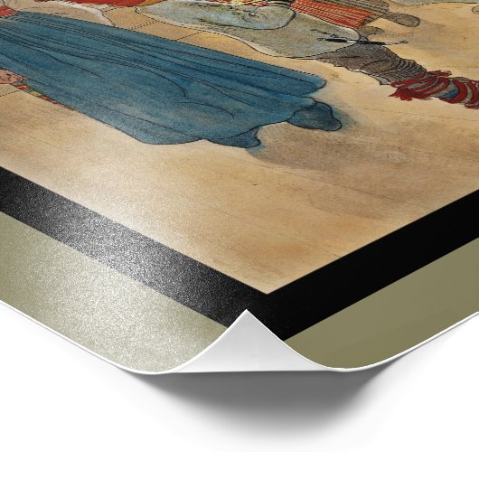 Weihnachtszeit Wieder Julaftonen Fotodruck (Ecke)