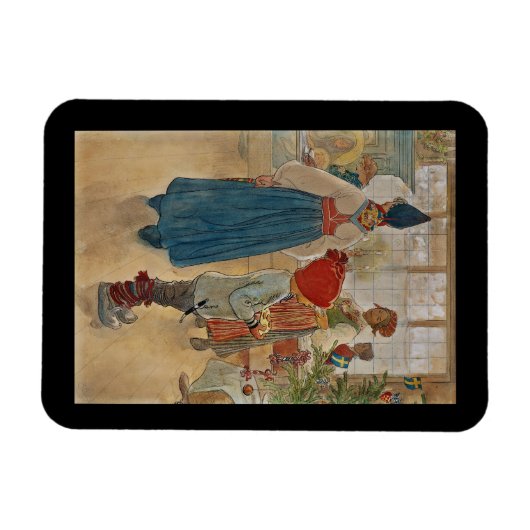 Weihnachtszeit Wieder Julaftonen Magnet (Horizontal)