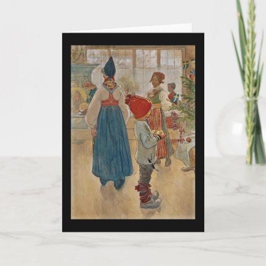 Weihnachtszeit wieder NEU Feiertagskarte (Vorderseite)