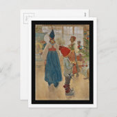 Weihnachtszeit wieder NEU Feiertagspostkarte (Vorne/Hinten)