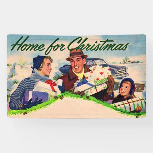 Weihnachtszeit-Zuhause Banner (Horizontal)