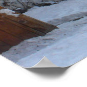 Weihnachtszeit zurück in die Zeit Poster (Ecke)