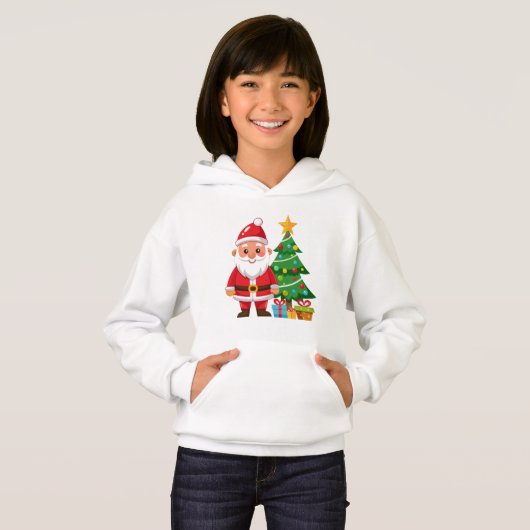 Weihnachtszeitgestaltung Hoodie (Vorne ganz)