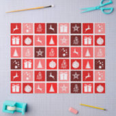 Weihnachtszeitpapier Seidenpapier (Basteln)