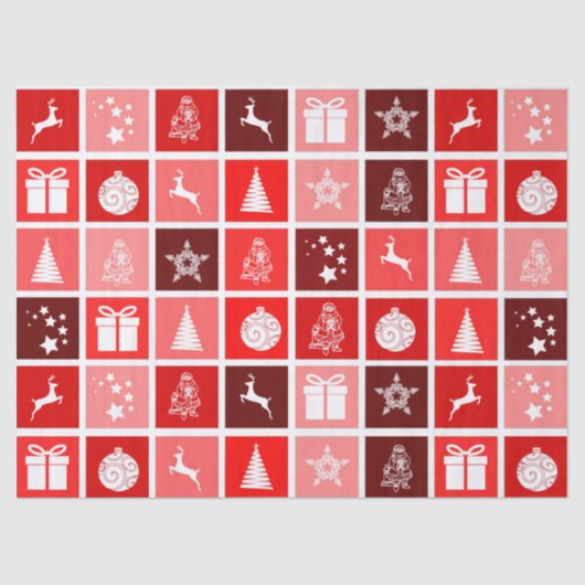 Weihnachtszeitpapier Seidenpapier (Vorderseite)