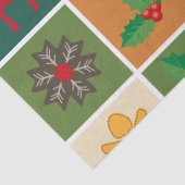 Weihnachtszeitpapier Seidenpapier (Detail)