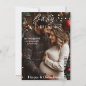 Weihnachtszeitschrift Cover Pregnancy Ankündigung (Vorderseite)