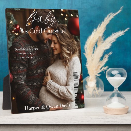 Weihnachtszeitschrift Cover Pregnancy Foto Fotoplatte (Seite)