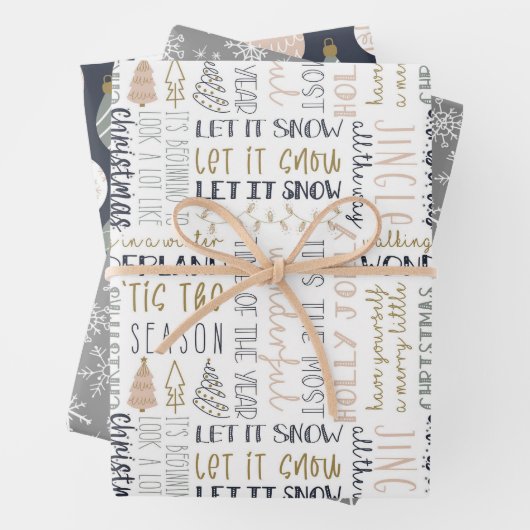 Weihnachtszeitschrift Geschenkpapier Set (Beispiel)