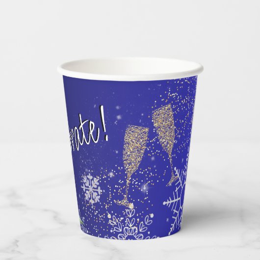 Weihnachtszeitschrift Pappbecher (Rückseite)