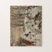 Weihnachtszeitseis Skaten Puzzle (Vertikal)