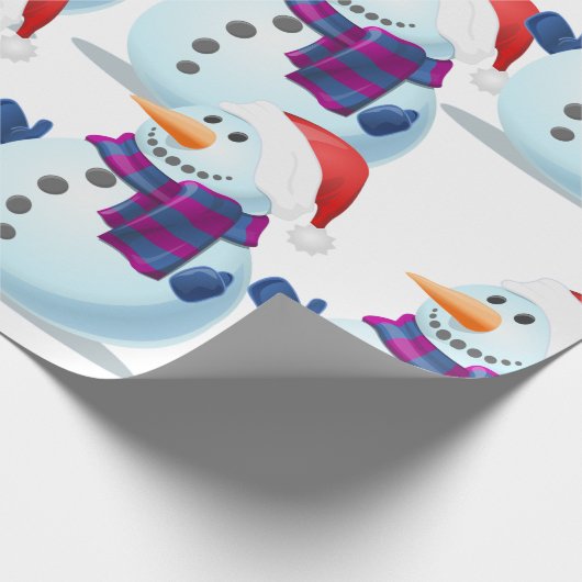 Weihnachtszeitung für fröhliche Weihnachten Geschenkpapier (Ecke)