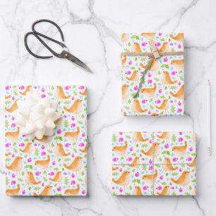 Weihnachtszeitung Geschenkpapier Set