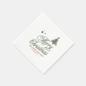 Weihnachtszeitung Napkins Serviette (Ecke)