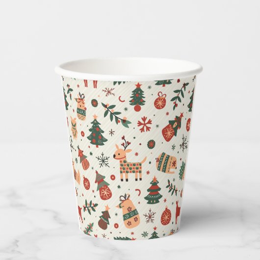 Weihnachtszeitung Pappbecher (Vorderseite)