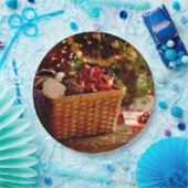 Weihnachtszeitung Pappteller (Party)