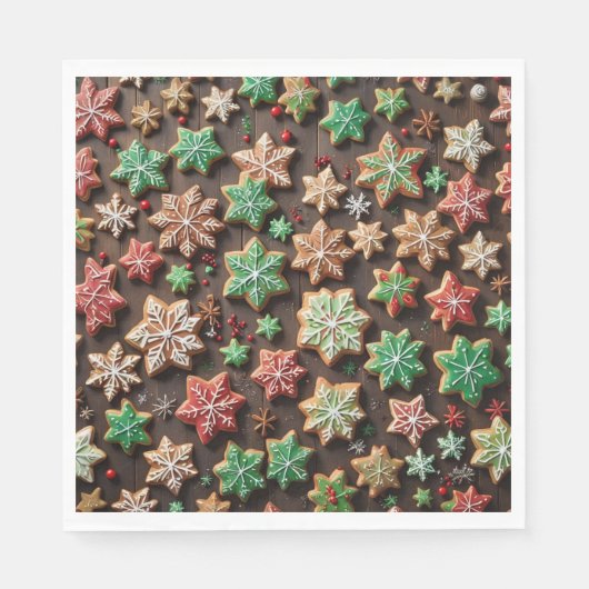 Weihnachtszeitung Serviette (Vorderseite)