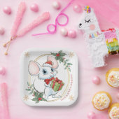 Weihnachtszeitung Tafel Pappteller (Party)