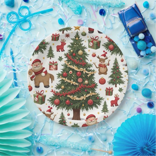 Weihnachtszeitung Teller (Party)