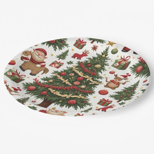 Weihnachtszeitung Teller (Schrägansicht)