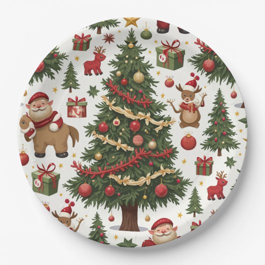 Weihnachtszeitung Teller (Vorderseite)