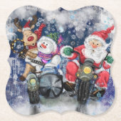 Weihnachtszeitung Untersetzer Glücklich Weihnachts (Vorderseite)