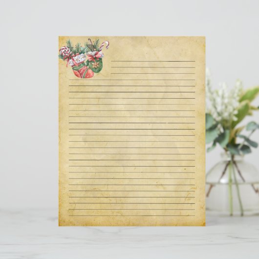 Weihnachtszeitung Vintage (Stehend Vorderseite)