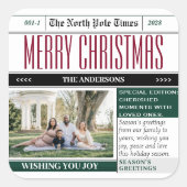 Weihnachtszeitung Zeitung zum Thema Aufkleber (Vorderseite)