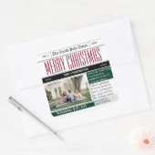 Weihnachtszeitung Zeitung zum Thema Aufkleber (Umschlag)