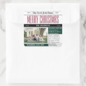 Weihnachtszeitung Zeitung zum Thema Aufkleber (Tasche)