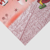 Weihnachtszettel, Elf Seidenpapier (Detail)