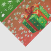 Weihnachtszettel, Elf Seidenpapier (Detail)