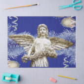 Weihnachtszettel, Engel Seidenpapier (Basteln)