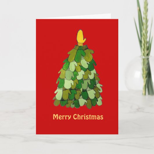 Weihnachtszettel Feiertagskarte (Vorderseite)