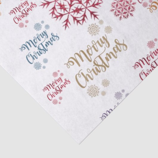 Weihnachtszettel, Frohe Weihnachten Seidenpapier (Detail)
