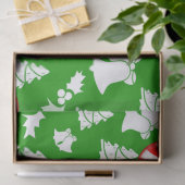 Weihnachtszettel, Frohe Weihnachtskerze Seidenpapier (Geschenk)