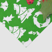 Weihnachtszettel, Frohe Weihnachtskerze Seidenpapier (Detail)