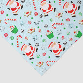 Weihnachtszettel für Fußball Seidenpapier (Ausschnitt)