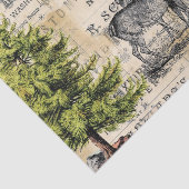 Weihnachtszettel für Hirsche Seidenpapier (Ausschnitt)