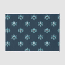 Weihnachtszettel für Skull und Snowflake Seidenpapier