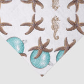 Weihnachtszettel für Starfish Pferde Seidenpapier (Detail)