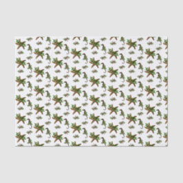 Weihnachtszettel für Starfish und Seepferde Seidenpapier