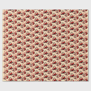 Weihnachtszettel Geschenkpapier