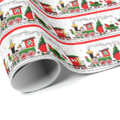 Weihnachtszettel Geschenkpapier (Rolleneckpunkt)