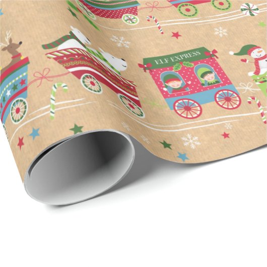 Weihnachtszettel Geschenkpapier (Rolleneckpunkt)