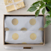 Weihnachtszettel/Goldfoildoten Seidenpapier (Geschenk)