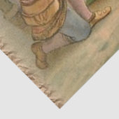 Weihnachtszettel, Jesus Christus Seidenpapier (Detail)