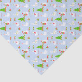 Weihnachtszettel Llama Seidenpapier (Ausschnitt)