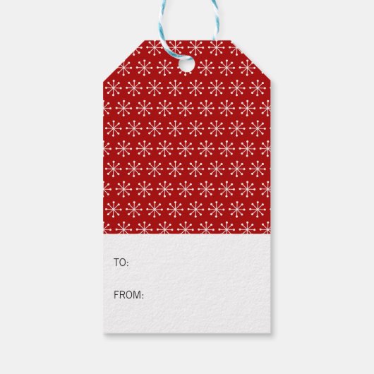 Weihnachtszettel oder Nizza Weihnachtsgeschenke Geschenkanhänger (Rückseite)