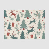 Weihnachtszettel Seidenpapier (Vorderseite)